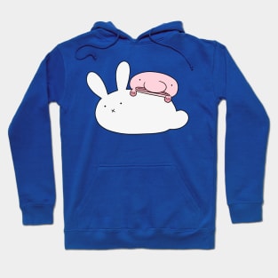 White Bunny and Blobfish Hoodie